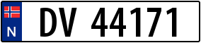 Truck License Plate